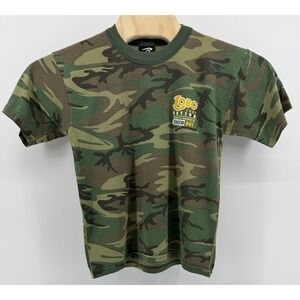 Vintage 2007 Rothco Lobo Nation Green Out Camo T-Shirt Size Small